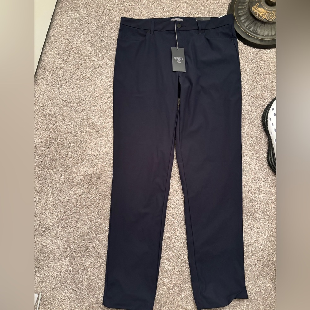 NWT - Men’s 36X34 VRST Navy pant.  Athletic fit, 5 pocket.